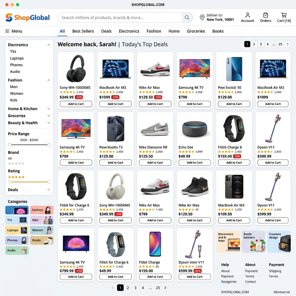 E-Commerce Interface