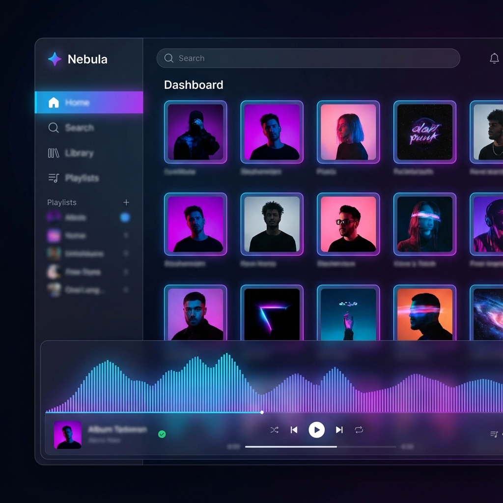 Nebula Spotify Clone